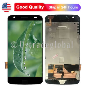 For Moto Z2 Force XT1789-01 Verizon LCD Display Touch Screen Digitizer Frame