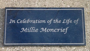 Granite memorial/dedication plaque custom engraved  - Picture 1 of 1