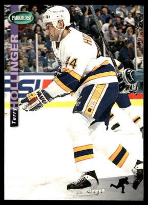 1994-95 Parkhurst #204 Terry Hollinger St. Louis Blues Rookie Hockey Card - Image 1 of 2