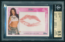 2015 Topps WWE Authentic Divas Kiss Lita BGS 9.5 Gem Mint - All Subs 9.5