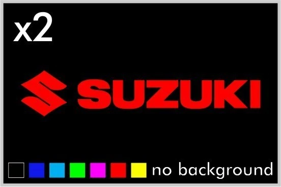 (2) Pegatina Vinilo Calcomanía Suzuki Casco Moto Tanque Bicicleta 600 750 1000 1100 Foto 1 de 1