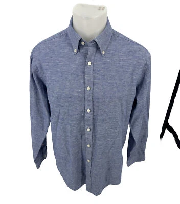 Jos. A. Banks Large Men Button Up Shirt Travelers Tailored Fit Striped 18-27 - Image 1 of 4