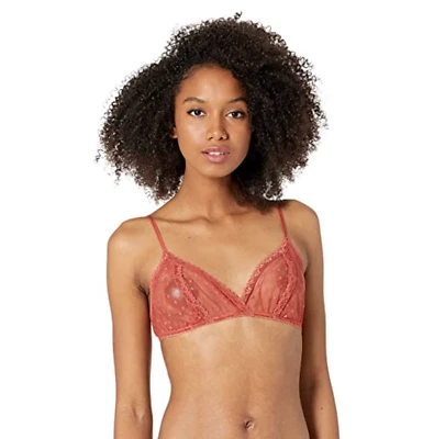 Only Hearts Coucou Lola Orange Guava Tie Back Bralette L22201 Women's Size M - Image 1 of 3