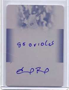2013 Leaf Trinity Eduardo Rodriguez Autographed Rookie Printing Plate 1/1 Auto - Picture 1 of 1