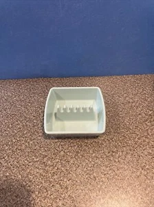 Melamine Ashtray Square Light Blue.  GES Line 3 1/2"  Some Wear - Picture 1 of 7
