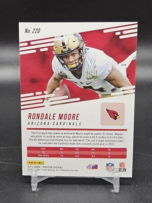 2021 Prestige Astral Xtra Points Rookie - Rondale Moore - 220 - Cardinals - Image 1 of 2