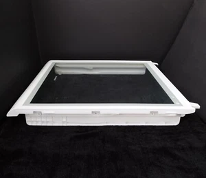 USED Glass Shelf with Rails Attached AHT72913502 for Kenmore & LG Refrigerators - Picture 1 of 19