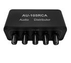Stereo Mixer Multi-Channel Audio Source Distributor RCA Interface For Power Amps