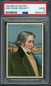 David Crockett T68 PSA 2 Good 1911 Men of History Davy Royal Bengals - Picture 1 of 2
