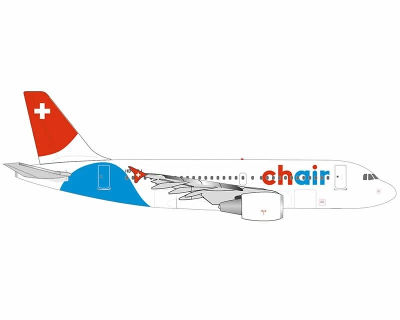 Herpa Wings Chair Airlines Airbus A319 1:500 537926 modellismo - Immagine 1 di 1