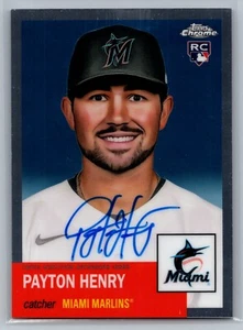 2023 Topps Platinum Payton Henry #CPA-PH Auto, BAse - Bild 1 von 2