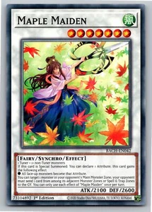 Maple Maiden - Mint / Near Mint Condition YUGIOH Card - Picture 1 of 1
