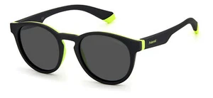 POLAROID KIDS PLD 8048/S 71C BLACK YELLOW 45/18/130 JUNIOR Sunglasses - Picture 1 of 3