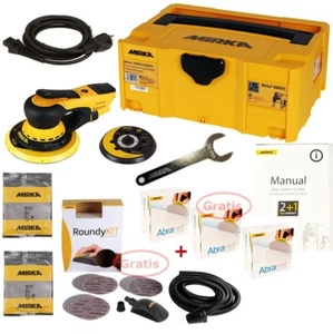 Levigatrice Elettrico Mirka Deros 5650CV Set + 150 Abranet Dischi, Case - Foto 1 di 11