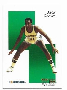 JACK GIVENS 1992 Courtside card #12 Kentucky Wildcats College Basketball NM