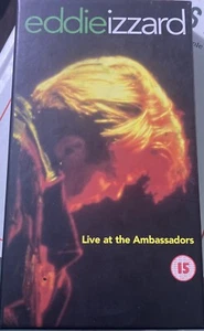 Eddie Izzard Live At The Ambassadors VHS PAL UK Original Video Comedy Rare - Picture 1 of 3