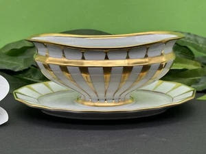 Furstenberg Griechisch Athena Gold Sauciere Unbenutzt - Bild 1 von 9