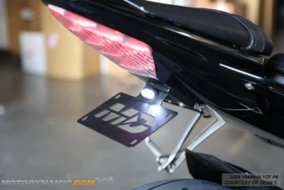 Yamaha R6 YZF R6 YZF-R6 2008 - 2016 LED Placa Luz Guardabarros Eliminador Cola Ordenada Foto 1 de 4