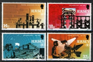 Maglia 1990, Stampa, Radio e Televisione in Jersey Set MNH, Mi 520-23 - Foto 1 di 1