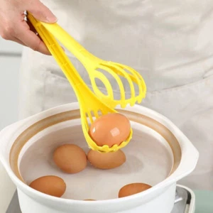Manual Egg Beater And Whisk - Egg Mixer, Hard Boiled Egg Turner, Food Tongs.x - Picture 1 of 16