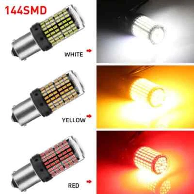 LED 1156 382 144SMD P21W Reverse Brake Light Turn Signal Lights Canbus Bulbs UK - Image 1 of 4