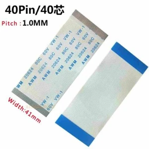 Cable plano flexible Pitch 1,0 mm 40 pines FFC/FPC 80C 60 V ancho 41 mm 50 mm-1500 mm - Imagen 1 de 7