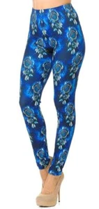 Cremige weiche azurblaue Traumfänger Leggings - Bild 1 von 5