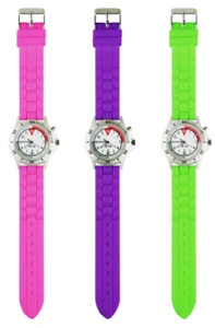 Clearance! Medical Nurse Quadrant Silicone Light Up Glow Wristwatch 24 Hour Dial - Picture 1 of 6