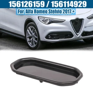 Front Grille ACC Forward Radar Cover Cap For 2017 2018-2024 Alfa Romeo Stelvio - Picture 1 of 11