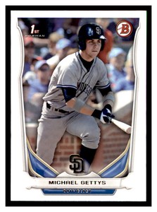 2014 Bowman Draft #DP49 MICHAEL GETTYS San Diego Padres ~B2E