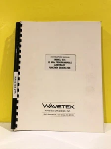 Wavetek Model 275 Programmable Arbitrary Function Generator Instruction Manual - Picture 1 of 2
