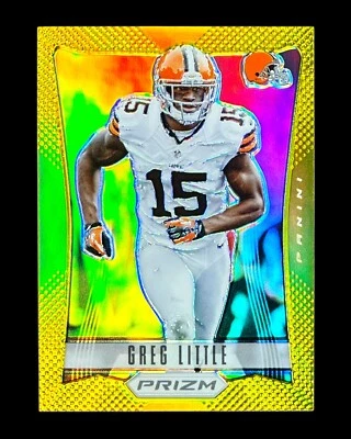 1ST YEAR - 2012 Panini PRIZM GOLD /10 - PRIZM GOLD #04/10 - Greg Little #43 - Image 1 of 4