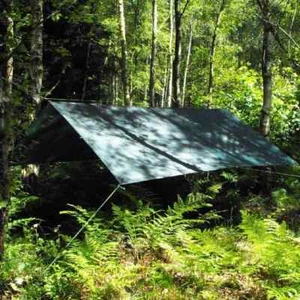 DD Tarp Zeltdach 3 x 3 m olivgrün Regendach | 0x300 cm cm | PU3000 mm wetterf... - Bild 1 von 7