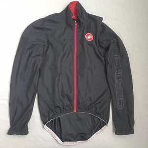 Castelli Mens Cycling Packable Windbreaker Jacket Size M Featherlight Bike Top - Picture 1 of 23