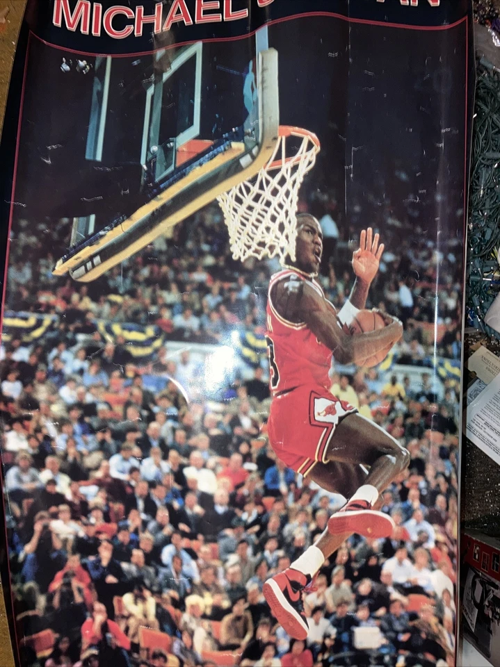 Vintage Michael Jordan 1987 Needs A Lil TLC - Image 1 of 1