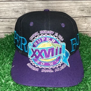 Vintage Super Bowl XXVIII Snapback Mütze NFL The Game Dallas Cowboys NFL Football - Bild 1 von 6