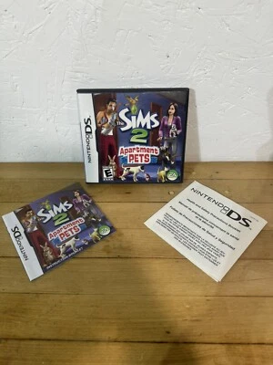 The Sims 2 Apartment Pets Nintendo DS Case Manual Insert No Game Used - Image 1 of 4