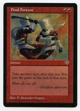 MtG - Magic the Gathering - FINAL FORTUNE - Mirage  - Unplayed MINT!