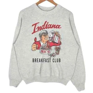 Vintage Indiana University Sweatshirt, Indiana Hoosiers Football AN40904 - Picture 1 of 2