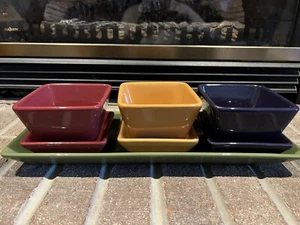 Pampered Chef Simple Additions 7pc Entertaining Snack Serving Set Bowls Retired - Picture 1 of 5