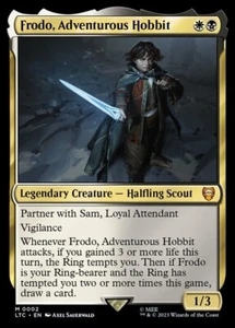 Frodo, abenteuerlustiger Hobbit (nahezu neuwertig neuwertig) MTG Magic - Herr der Ringe - Bild 1 von 1