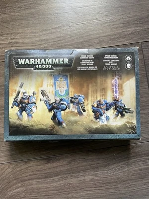 Warhammer 40k Space Marine Command Squad New in Box RARE Early set 48-17 2004 - Image 1 of 2