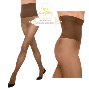 FATAL HIGH WAIST TIGHTS by Wolford S Small gobi skin Hohe Strumpfhose Shape - Bild 1 von 2