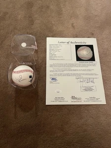 Michael Keaton Autographed MLB Baseball Batman Beetlejuice WITH CASE JSA LOA - Picture 1 of 5