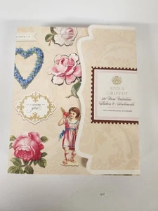 Anna Griffin Mini Valentinstag Aufkleber & Sprüche 120 Dimensionen Neu/Versiegelt - Bild 1 von 10