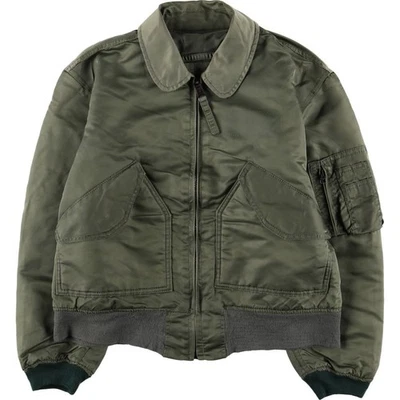 Vintage 1990'S Alpha CWU-45/P Type Padded Military Flight Jacket Made in USA... - Image 1 of 4