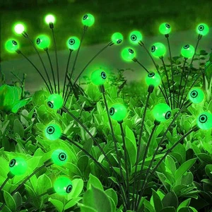 Luces solares de jardín al aire libre globo ocular aterrador Halloween LED decorativo impermeable - Imagen 1 de 15