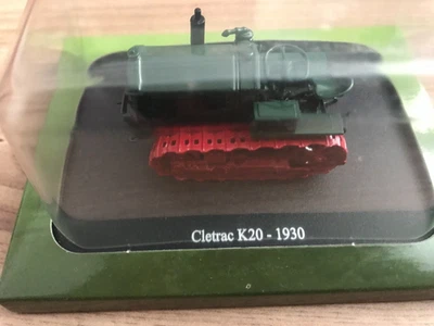 UNIVERSAL HOBBIES Model CLETRAC K20 -1930 HACHETTE  1:43 Scale - Image 1 of 4