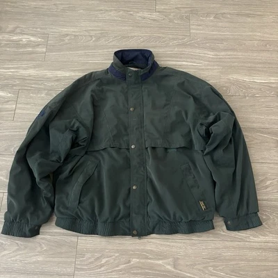 Chaqueta de golf pulóver impermeable verde pata de gallo Tourney Gore-Tex XL para hombre Foto 1 de 4