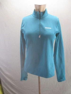 全新带标签 Cutter&Buck Drytec 50+ UPF S 码女式 1/2 拉链跑步高尔夫套衫 571 — 第 1/4 张图片